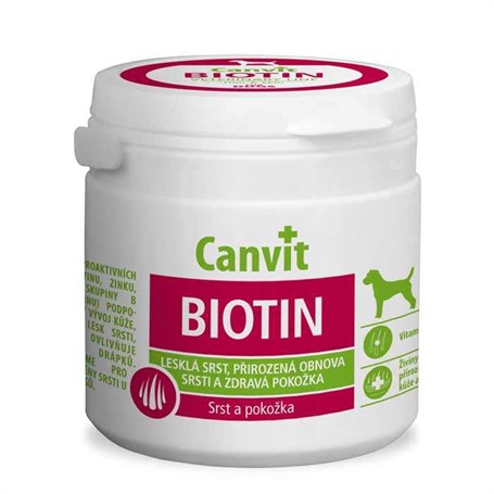 Canvit Biotin Köpek için Deri ve Tüy Takviyesi 100 gr
