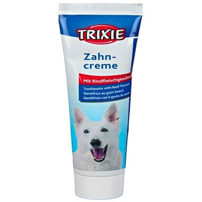 Ağız ve Diş Sağlığı ÜrünleriTrixie Et Tadında Köpek Diş Macunu 100 gr