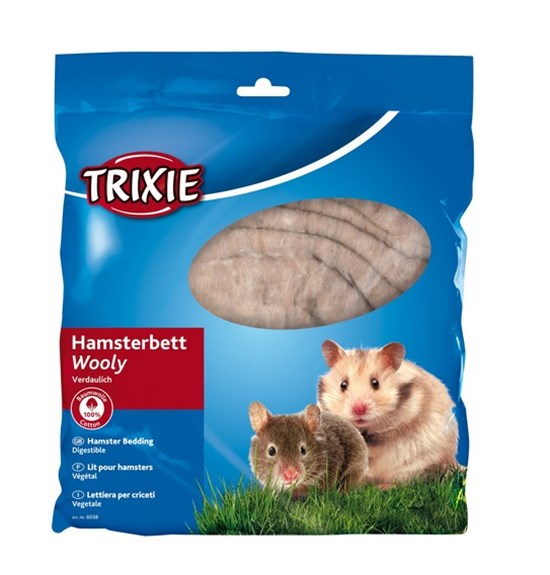 Kemirgen AksesuarlarıTrixie Hamster Yünlü Yatağı 100 gr Kahverengi
