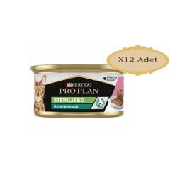 Pro Plan Ton ve Somonlu Kısırlaştırılmış Kedi Konservesi 85 Gr X 12 Adet