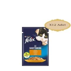 Felix Tavuklu Yetişkin Kedi Konservesi 85Gr X 12