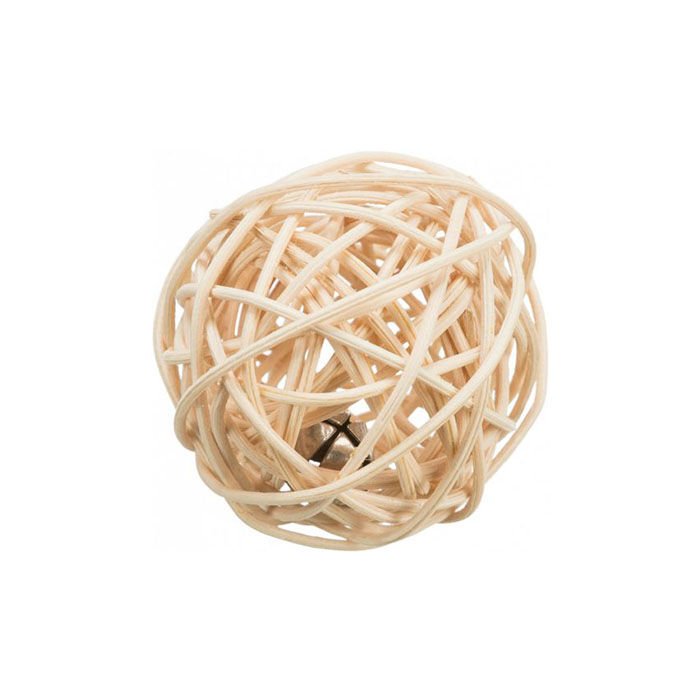 Trixie Kedi Oyuncağı Rattan Zilli Örme Top ø4 cm