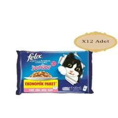 Felix Yavru Tavuklu Kedi Konservesi 340 GR X 12
