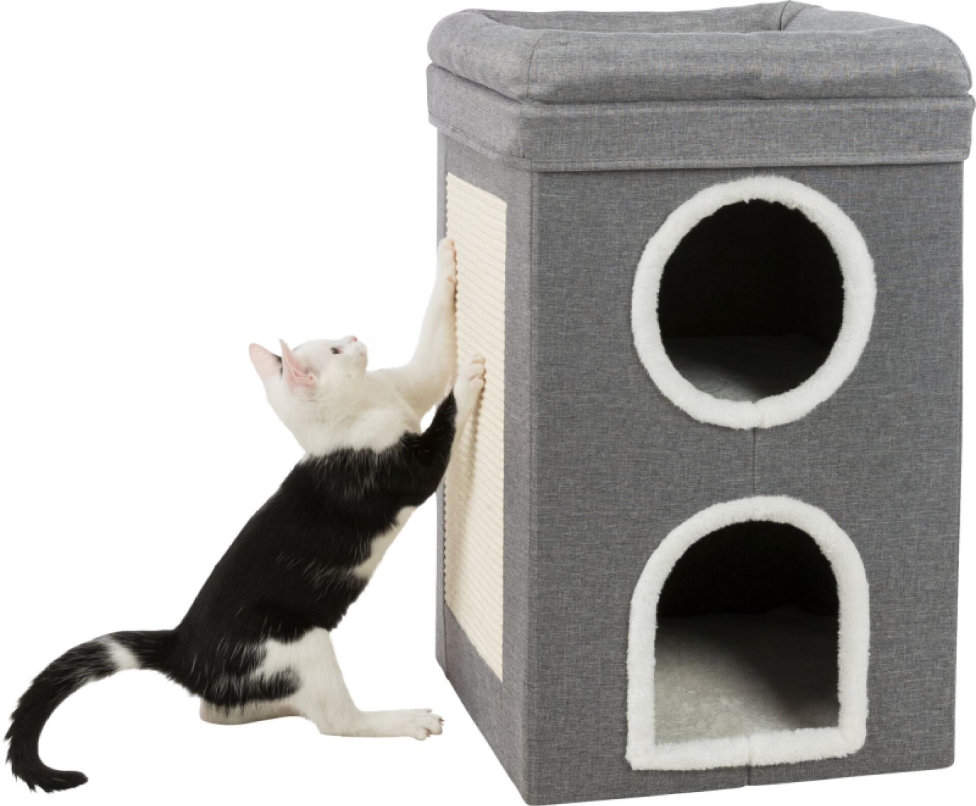 Trixie Kedi Tırmalama ve Oyun Evi 64 Cm Gri