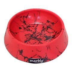 Marbly Red Black 16oz mama ve su kabı