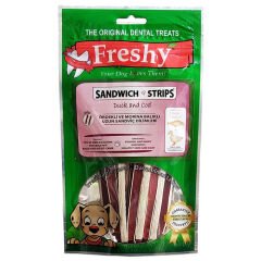 Freshy Ördekli ve Morina Balıklı Sandviç Şeritleri Köpek Ödülü