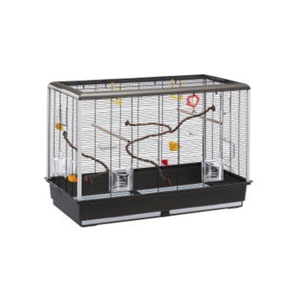 Ferplast Piano 6 Kuş Kafesi Siyah