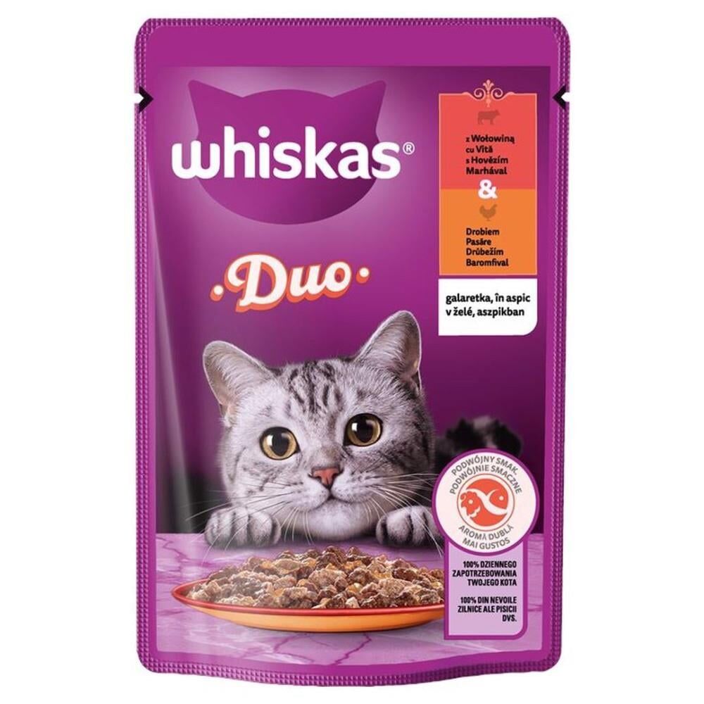 WHISKAS DOU POUCH 85 GR