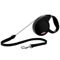 Flexi New Classic İpli Medium Otomatik Gezdirme 8 Mtr Siyah