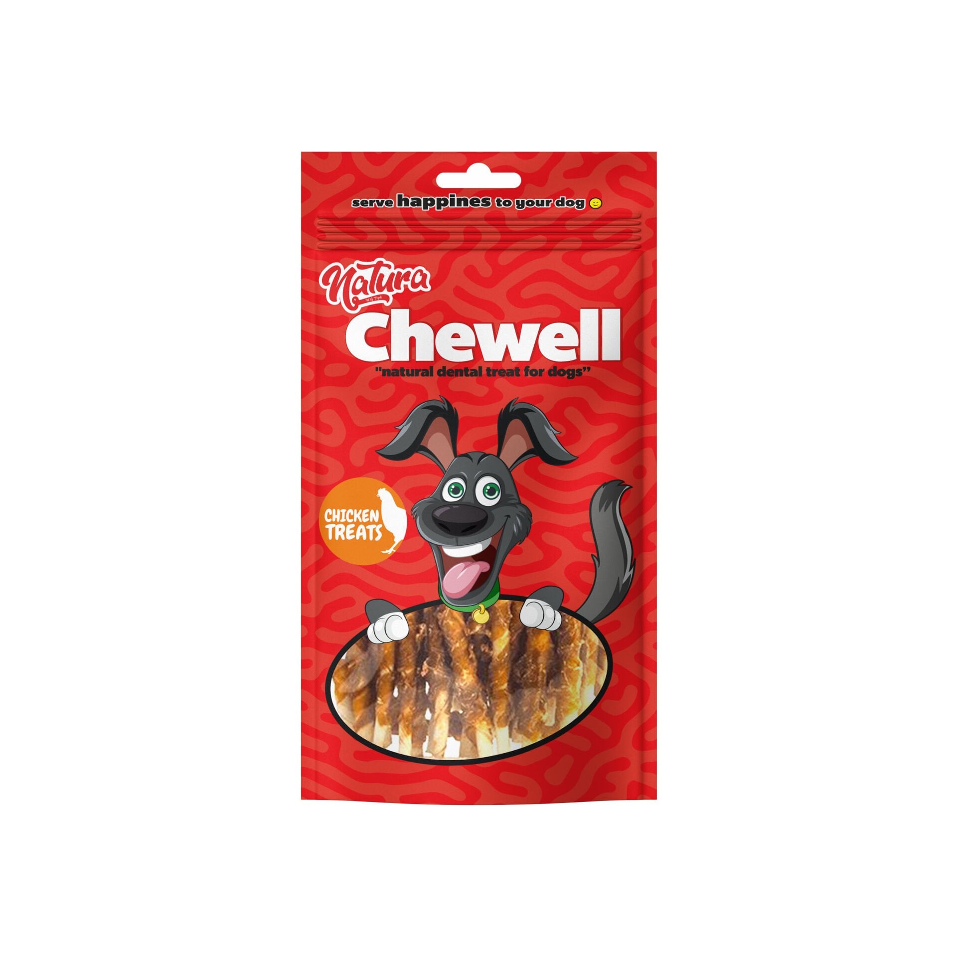 Natura Chewell Chicken Sticks - Tavuk Sargılı Kemik Köpek Ödülü 90 Gr