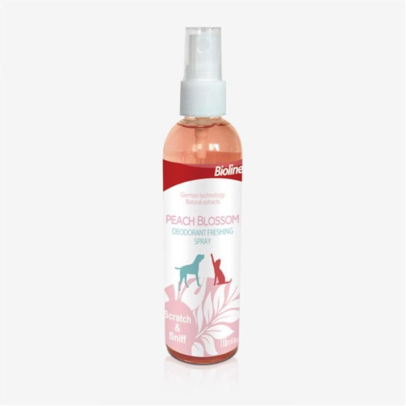 Bioline peach blossom kedi köpek parfümü 118 ml