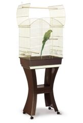 Imac Calla Ayaklı Kuş Kafesi Pirinç Füme 62x43x78cm