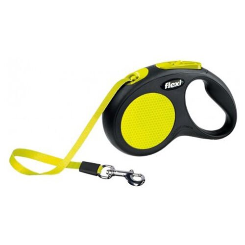 Flexi New Neon 5 metre Şerit Köpek Uztama Tasma