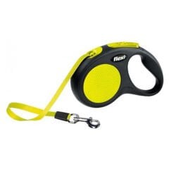 Flexi New Neon 5 metre Şerit Köpek Uztama Tasma