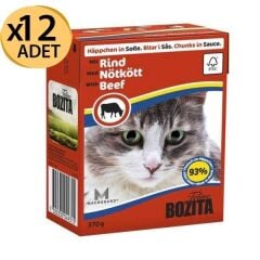 Bozita Cis Beef Biftekli Kedi Konservesi 370 Gr X 12 Adet