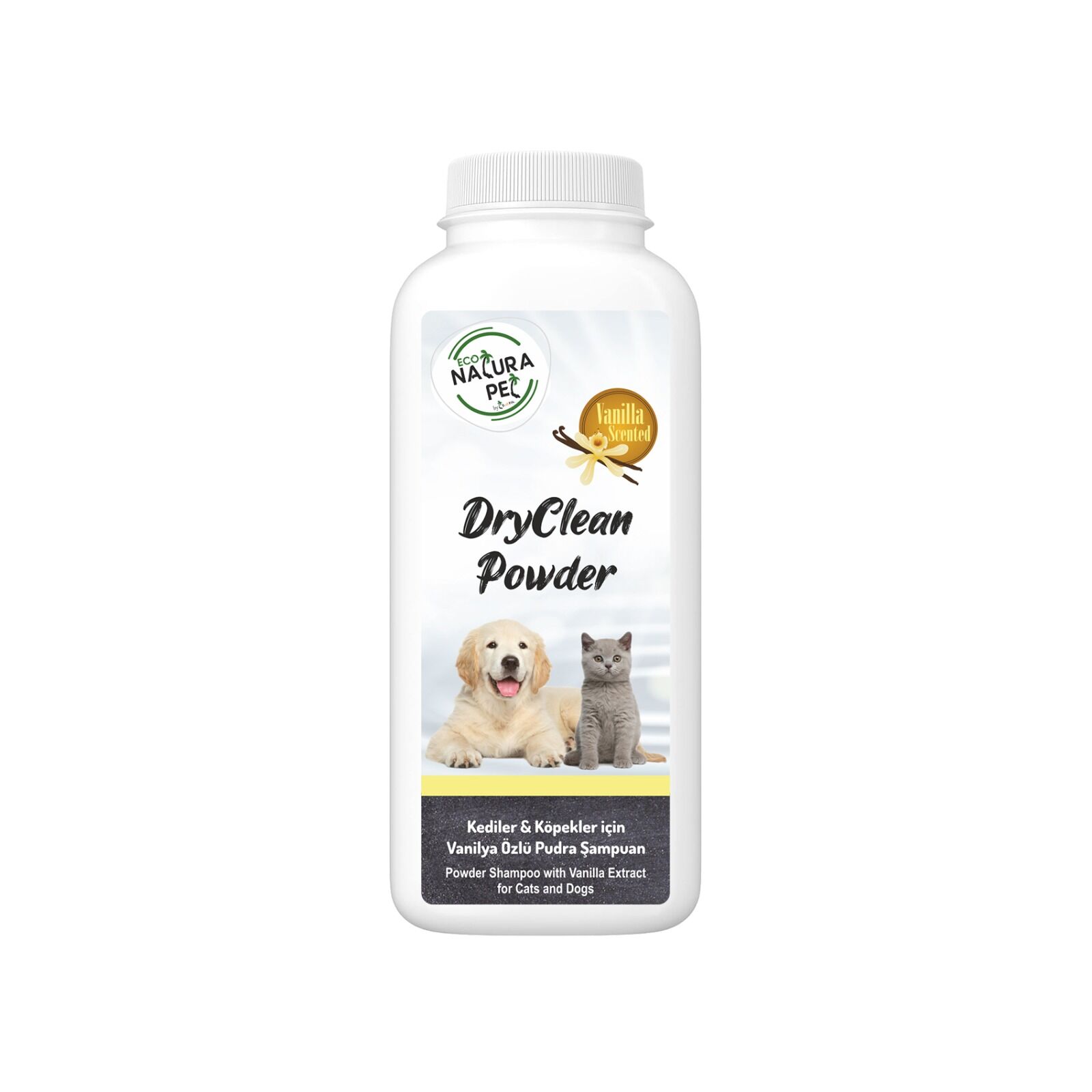 Eco Natura Pet Dry Clean Powder VaniLya Kokulu Pudra Şampuan 150 gr