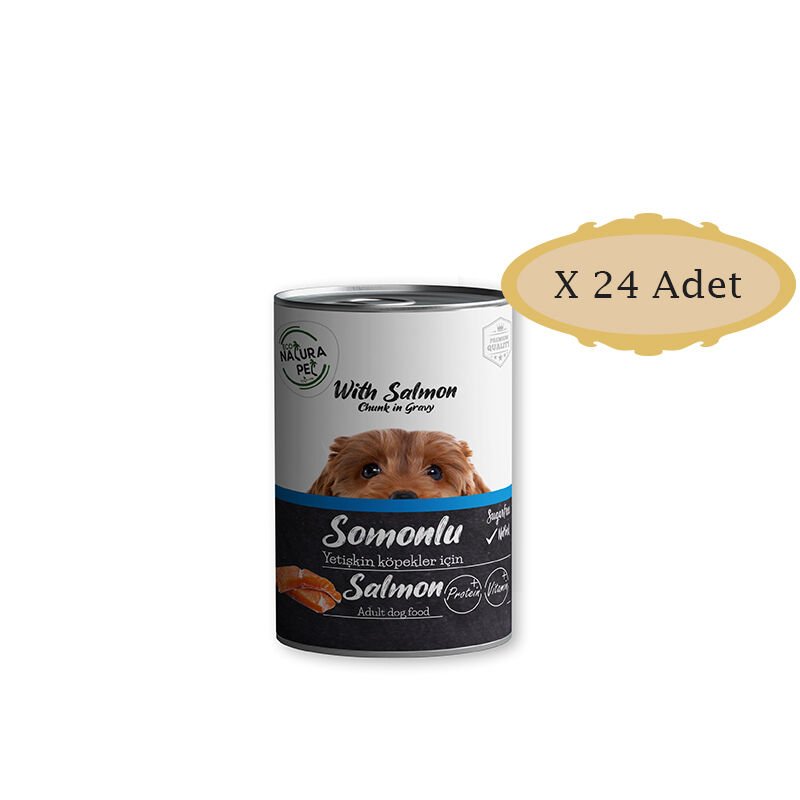 Eco Natura Pet Somonlu Yetişkin Köpek Konservesi Gravy 400 Gr X 24 Adet