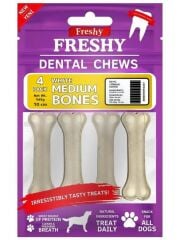 Freshy Beyaz Dental Kemik 4Li Paket 10Cm