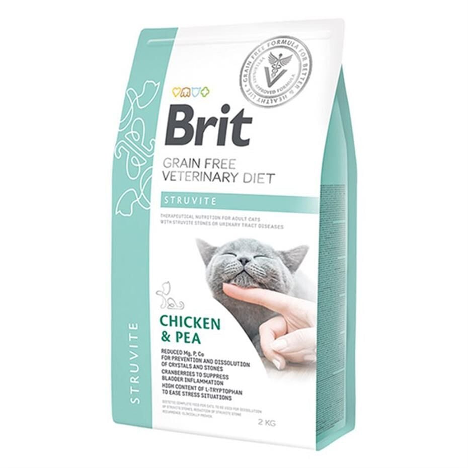 Brit Veterinary Diet Struvite İdrar Yolu Tahılsız Kedi Maması 2 Kg