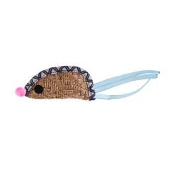 Zampa Kahverengi Hasır Fare Kedi Oyuncağı, 18x4,6 Cm