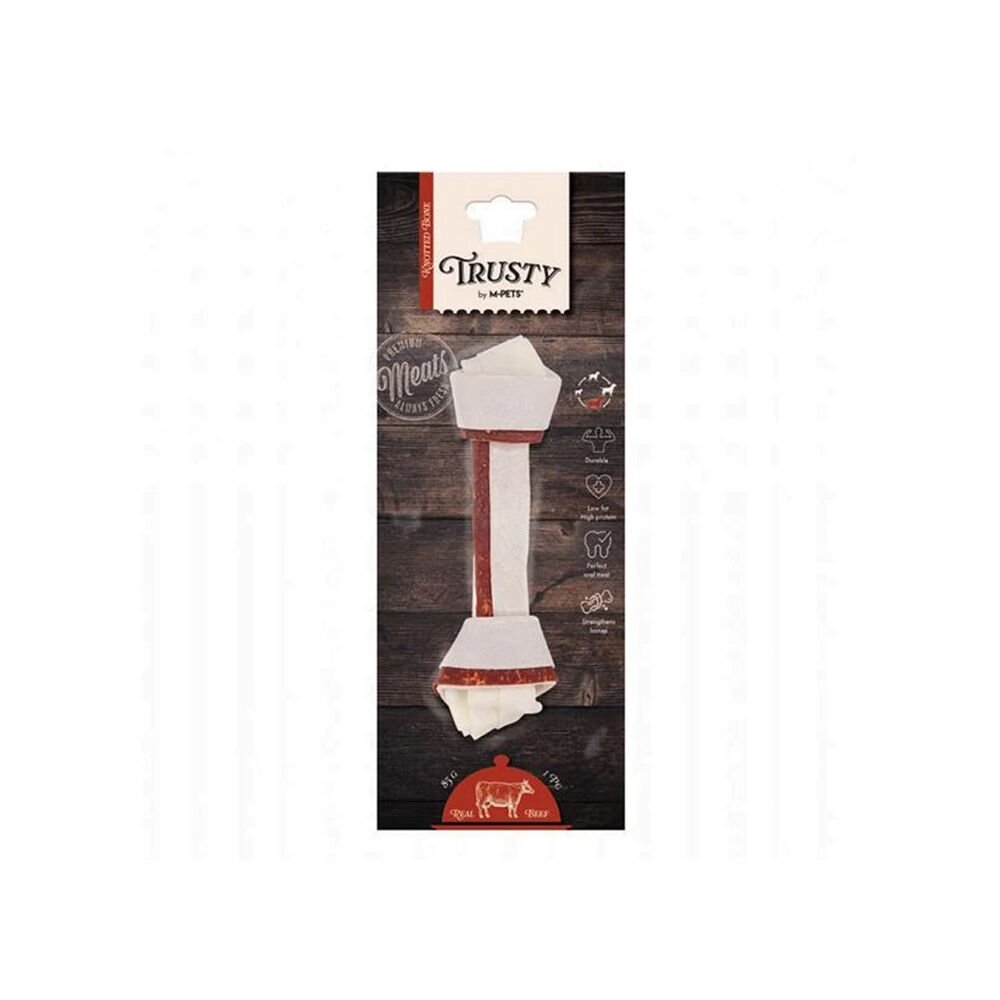 M-Pets Trusty Beef Düğümlü Kemik 85gr20,3cm