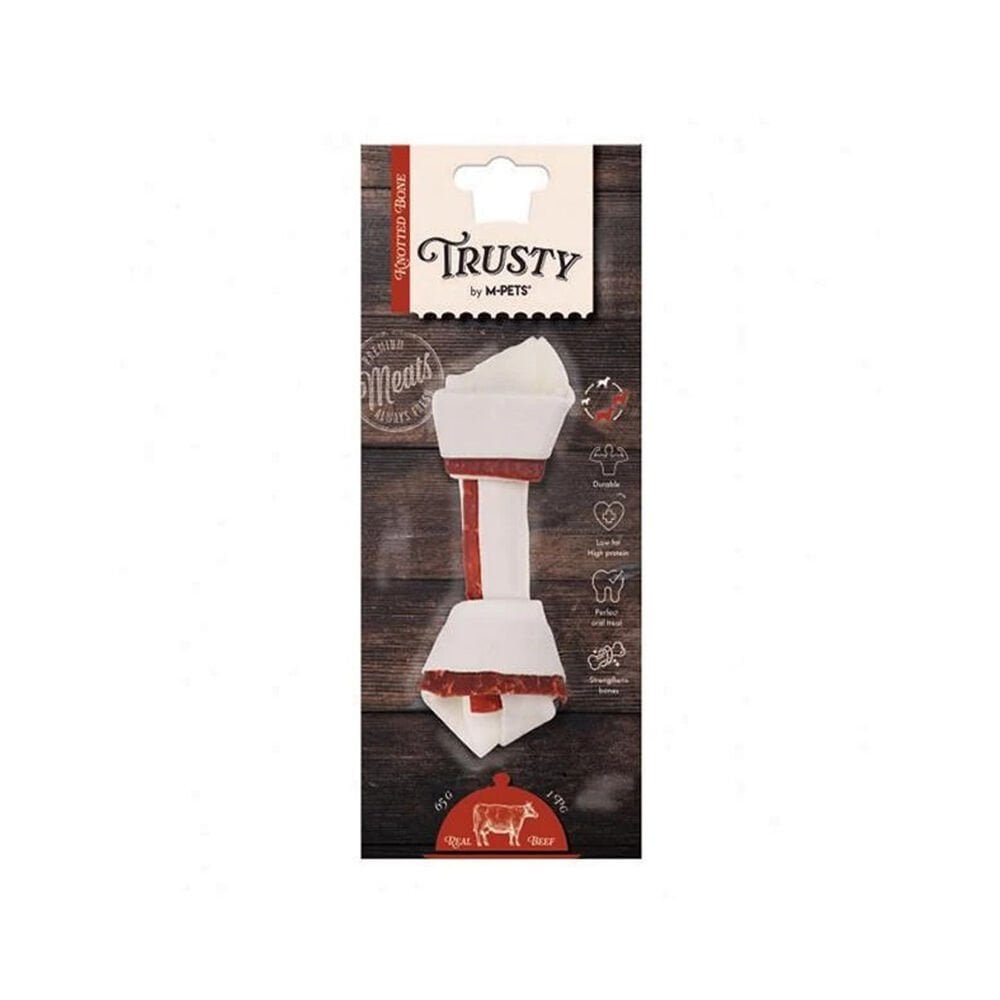 M-Pets Trusty Beef Düğümlü Kemik 65gr/15,3cm