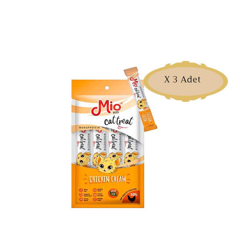 Mio Kedi Ödül Krema Tavuklu  4Lü X 3 Adet