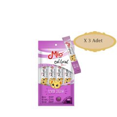 Mio Kedi Ödül Krema Ciğerli  4 Lü X 3