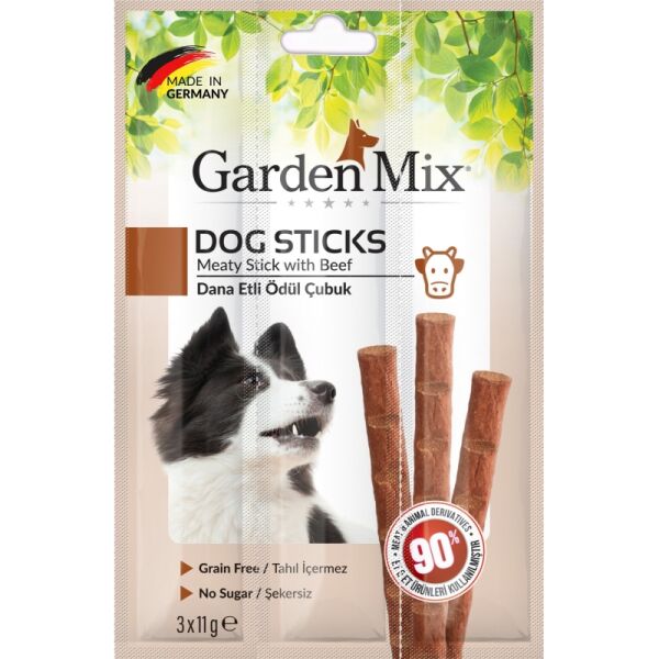 Garden Mıx Dana Etli Kopek Stıcks Ödül 3*11 g 20 li