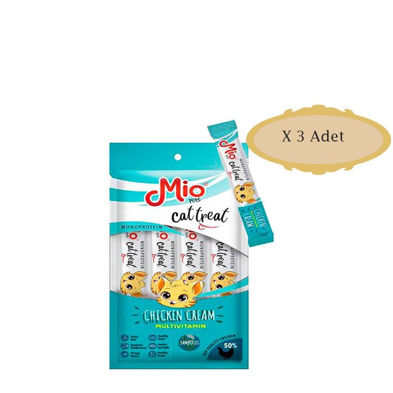 Mio Kedi Ödül Multivitamin Tavuklu  4Lü X 3