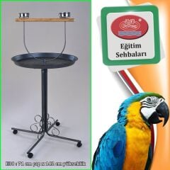 Dayang Papağan Eğitim Sehbası 70*145cm Siyah 600-e30bk