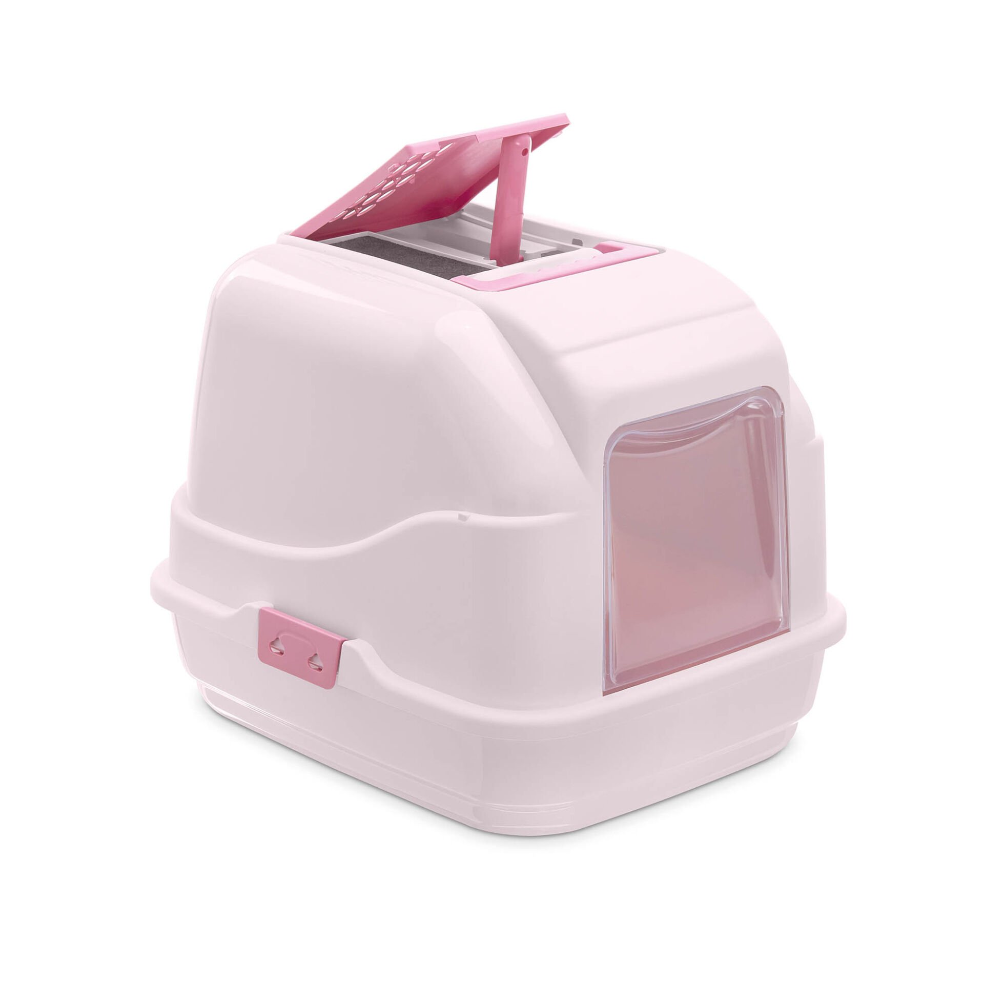 Imac Easy Cat Flitreli Kapalı Kedi Tuvalet Kapı Pembe