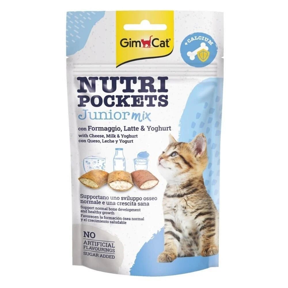 GimCat Nutri Pockets Junior Mix, 60 gr