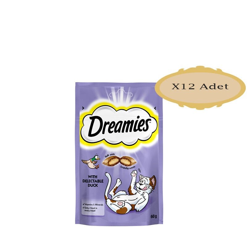 Dreamies Ördekli Kedi Ödülü 60 gr x 12 Adet