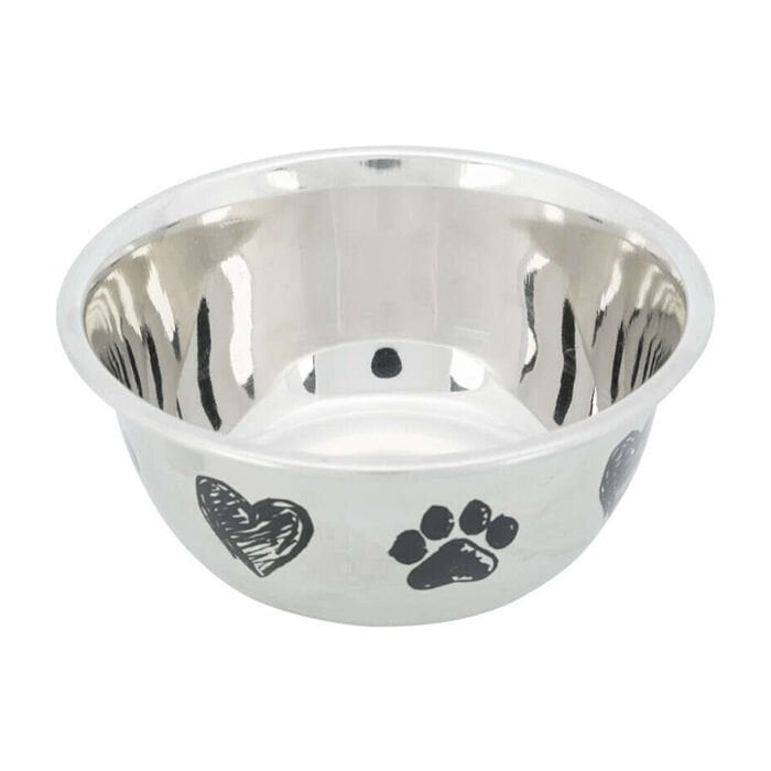 Trixie Köpek Mama ve Su Kabı, Paslanmaz Çelik, 0.50lt/ø13 cm