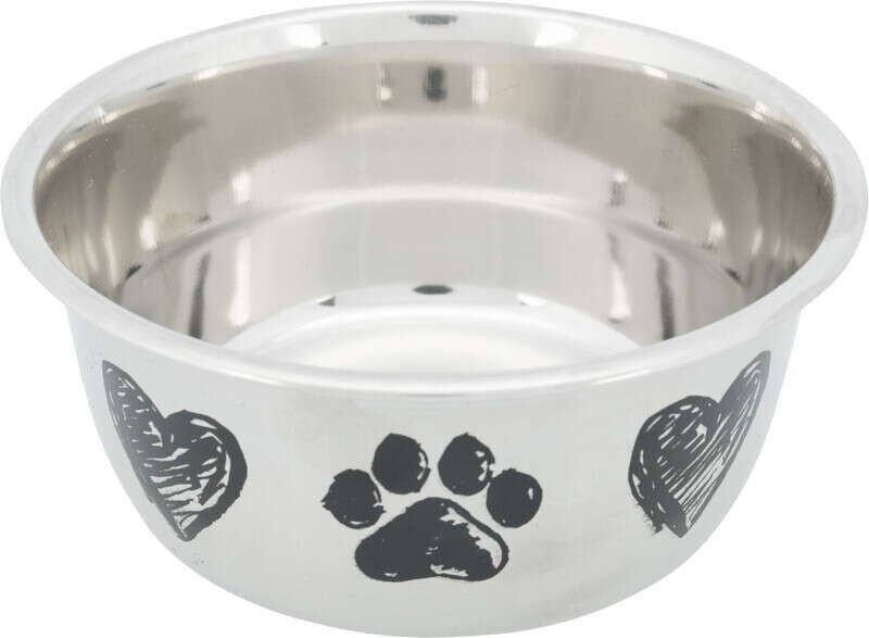 Trixie Köpek Mama ve Su Kabı, Paslanmaz Çelik, 1.00lt/ø13 cm
