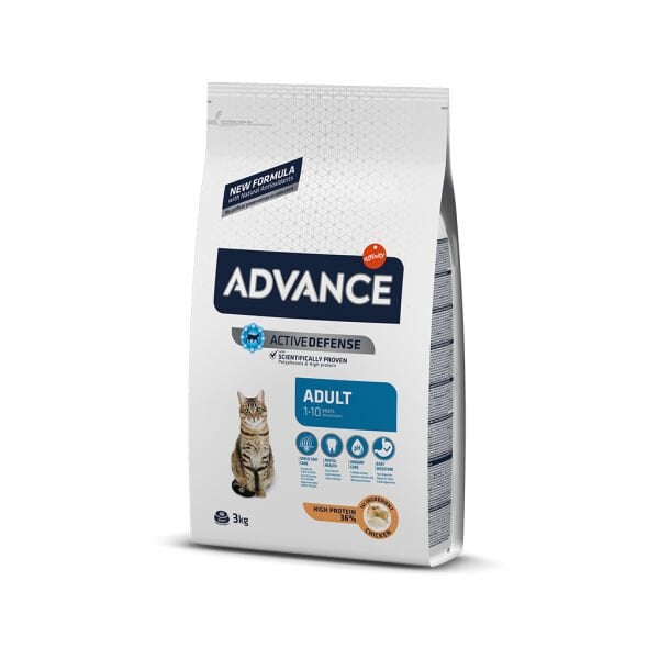 Advance Cat Tavuklu Pirinçli Yetişkin Kedi Maması 3 kg