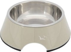 Trixie Köpek Mama ve Su Kabı, Melamin/Paslanmaz Çelik, 0.2lt/ø14cm, Kum Bej