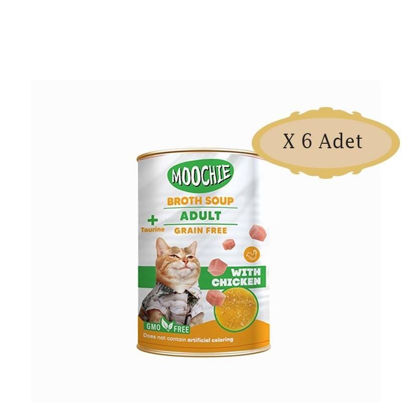 Mochie EtSuyu Çorba Tavuklu YetişkinKedi 135 ML X 6 Adet