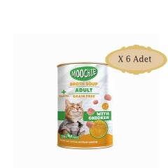Mochie EtSuyu Çorba Tavuklu YetişkinKedi 135 ML X 6 Adet