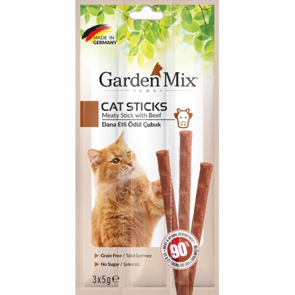 GardenMıx Dana Etli Kedi Stıck Ödül 3*5 gr