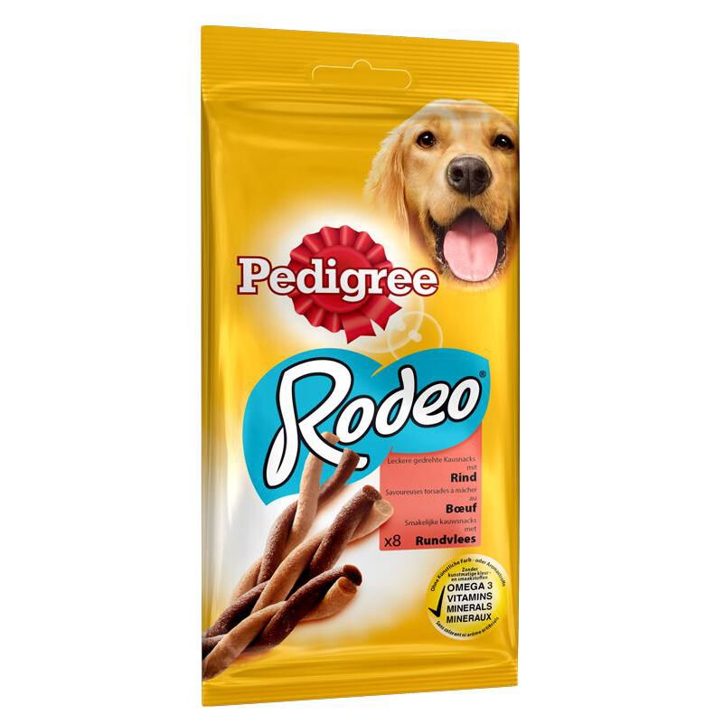 Pedigree Rodeo Sığır Etli Köpek Ödülü 123 grX 5 adet