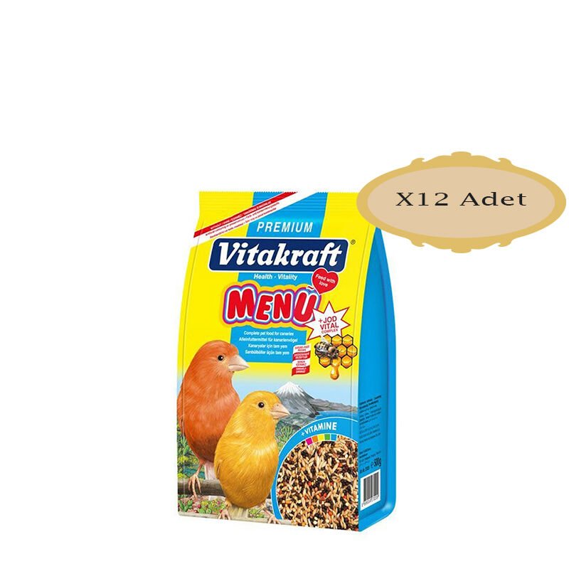 Vitakraft Kanarya Yemi 500 Gr X 12 adet