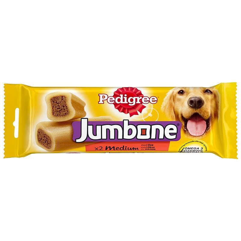 Pedigree Jumbone Medium Sığır Etli Köpek Ödülü 180 Gr