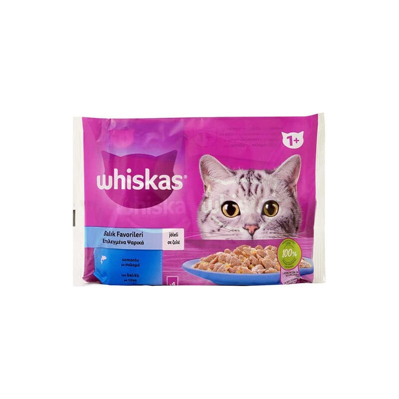 Whiskas Pouch Ton Balıklı Yetişkin 4Al 3 Öde 85GX 12 adet