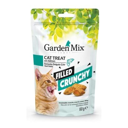 Garden Mix Somonlu İçi Dolgulu Kedi Ödülü 60 Gr