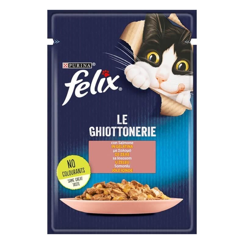 Felix Somonlu Yaş Kedi Konservesi 85Gr X 24