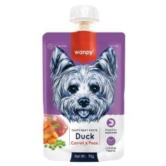 Wanpy Taze Ördekli Havuçlu 10'lu Köpek Et Ezmesi 90 gr Pıwp-032