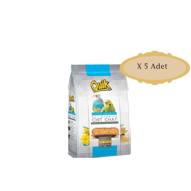 Quik Muhabbet Kuşu Konuşturucu Yemi 150 Gr X 5 Adet