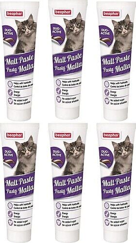 Beaphar Malt Paste Duo-Active Kediler için Malt 100 gr 6 ADET